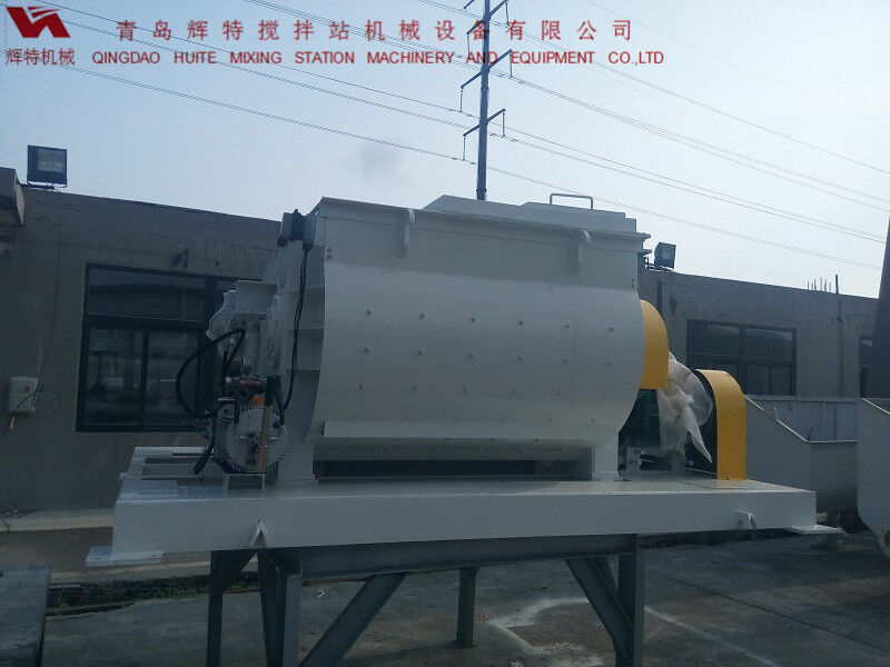 JS750攪拌臂采用偏心式設(shè)計(jì)，延長(zhǎng)使用壽命，青島輝特機(jī)械