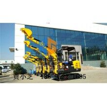 農(nóng)林果園挖掘機價格，小型挖坑機使用，小型履帶挖掘機